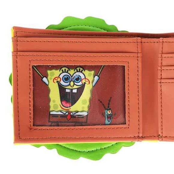 SpongeBob SquarePants Krabby Patty Shaped Wallet - Picture 7 of 8